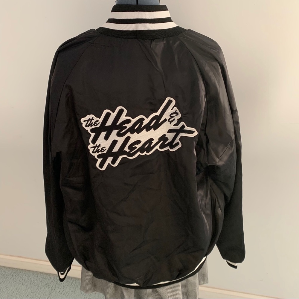 FLAWED - Head and the heart bomber jacket